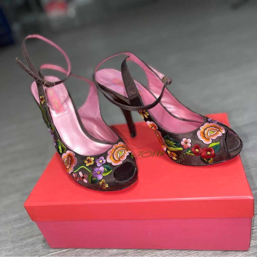 Vintage Betsey Johnson Shoes Size 9 - Picture 7 of 8
